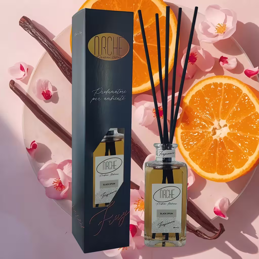 Fragranza con bastoncini Black Opium