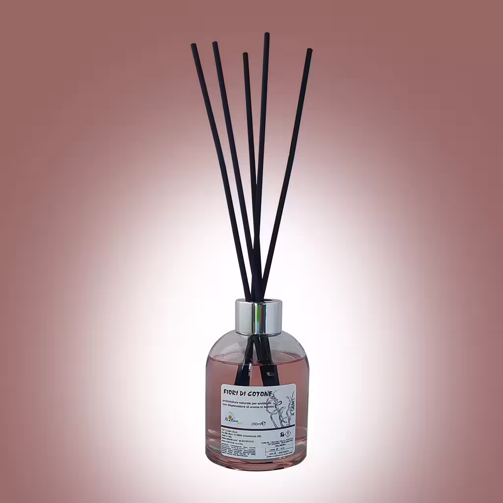 Profumo con bastoncini Fiori di Cotone